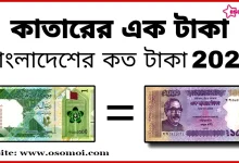 কাতার ১ টাকা বাংলাদেশের কত টাকা