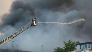 হযরত শাহজালাল বিমানবন্দরের আগুন 